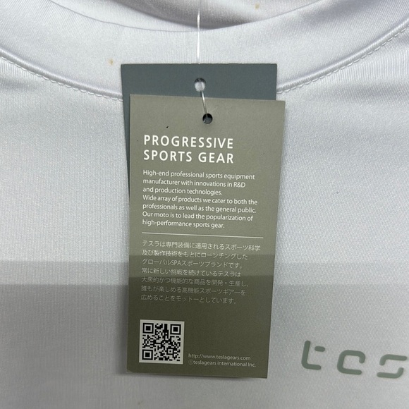 Tesla Compression Sports White Short Sleeve Tee - Picture 8 of 8